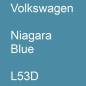 Preview: Volkswagen, Niagara Blue, L53D.